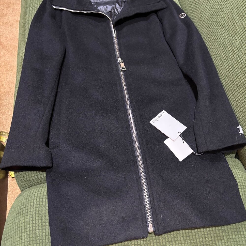 Calvin Klein Women's Black Coat NWT